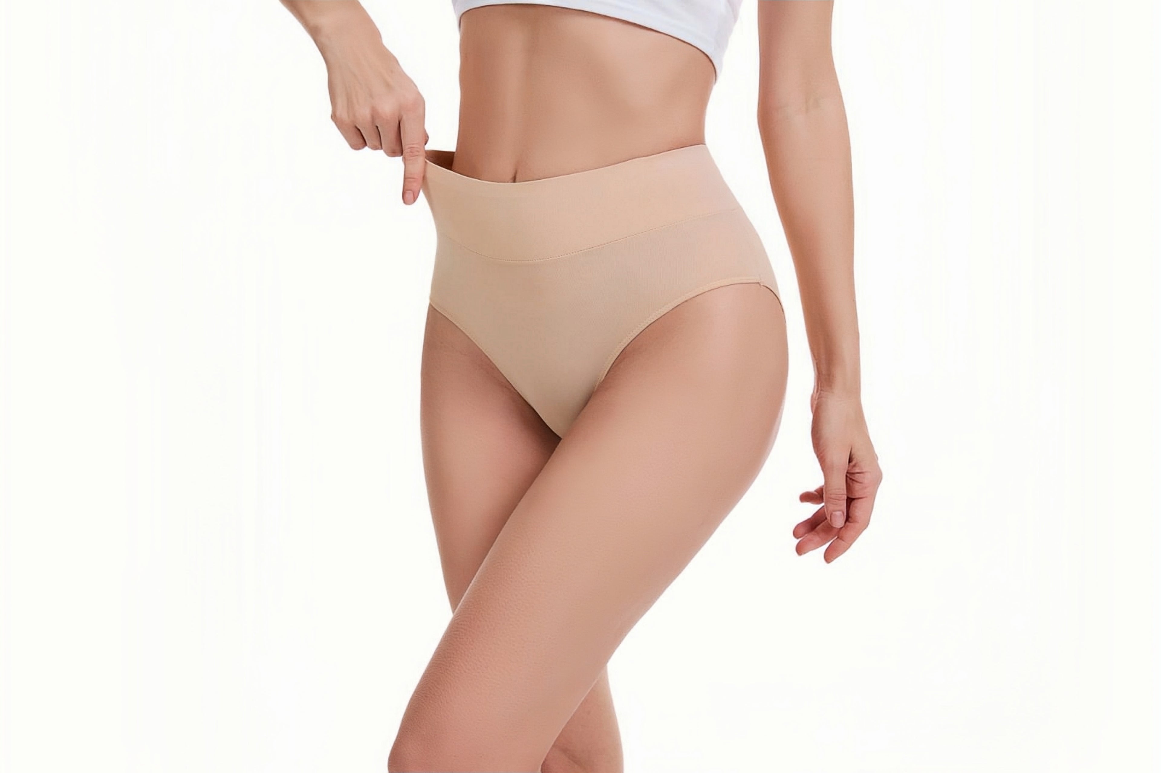 High-Waist Seamless Shaping Brief | Tummy Control Panties for Women